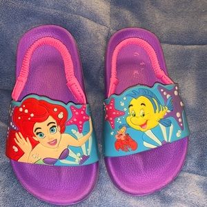 Little Mermaid Slides Size 7/8